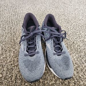 Mizuno Wave Sky WAVEKNIT 3 Running Shoes - Women’s 9.5 - Gray/Coral